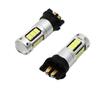 2Pcs White Pw24W Led Bulbs For Bmw F30 3 Series Drl Daytime Light