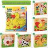Wooden 3D Baby Puzzle Blocks – Early Learning & Development Toy