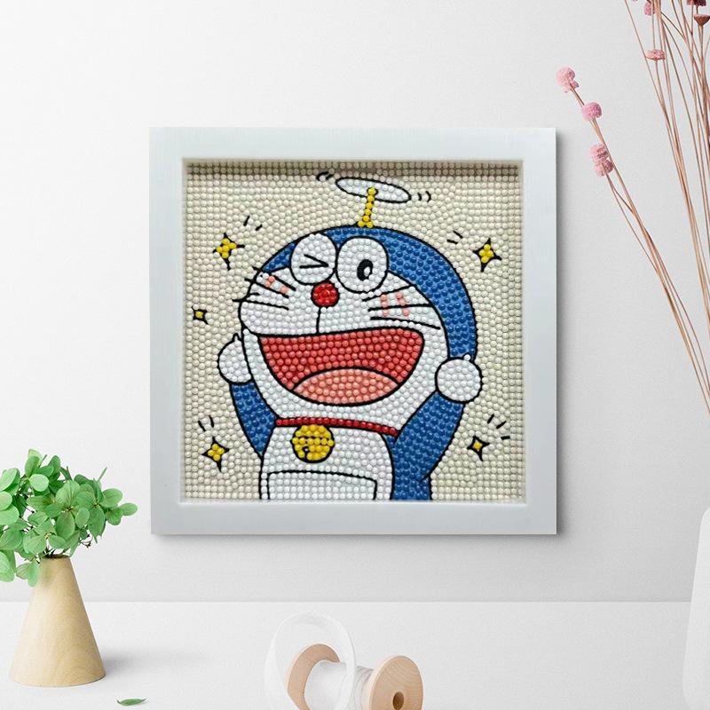 Free Shipping/Cartoon Diamond Painting Children'S Gift Handmade Cross Stitch Framed Diy Bedroom Sticker