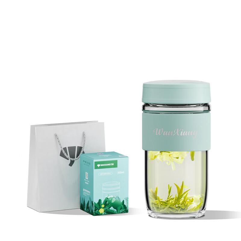 Visions U851S Silver Ion Antibacterial Portable Glass Tea Cup