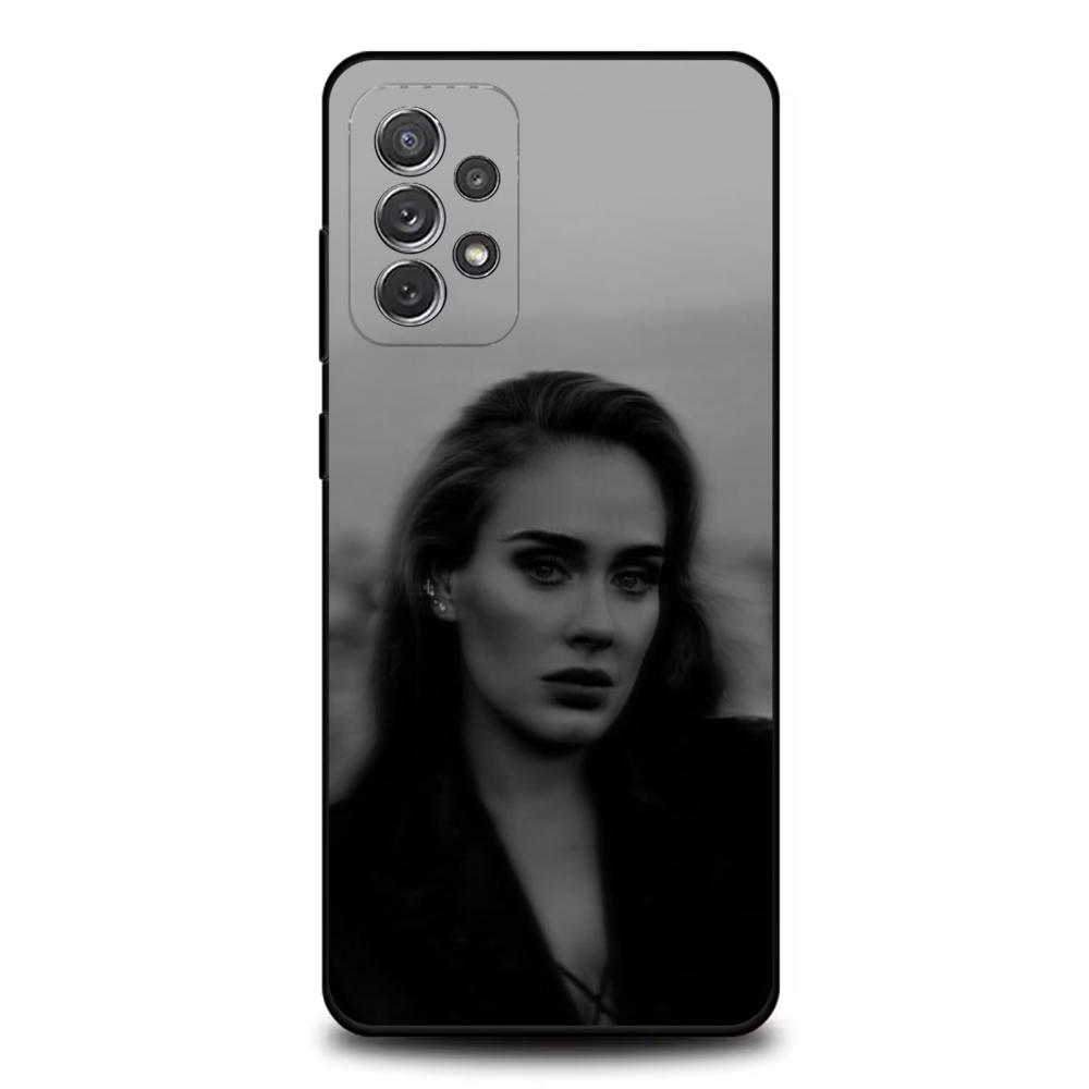 Singer A-Adele Phone Case For Samsung S25,S24,S21,S22,S23,S30,Ultra,S20,Plus,Fe,Lite,Note,10,9,5G Black Cover