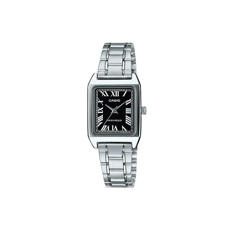 CASIO Women s Standard Series Black Watch LTP-V007D-1B LTP-V007D-1B Silver Strap