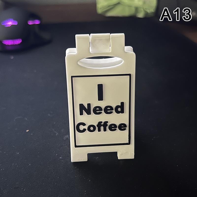 Humorous Office Desk Sign-"Coffee,Then Work" "Busy" Home Office Desktop Decoration Unisex Colleague Gift, Multi-Functional