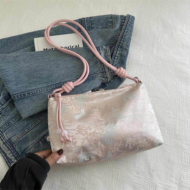 Modische und Schlichte Trendtasche für Damen im Sommer Neue Personalisierte Umhängetasche Große Kapazität Lässige Nische Tragetasche