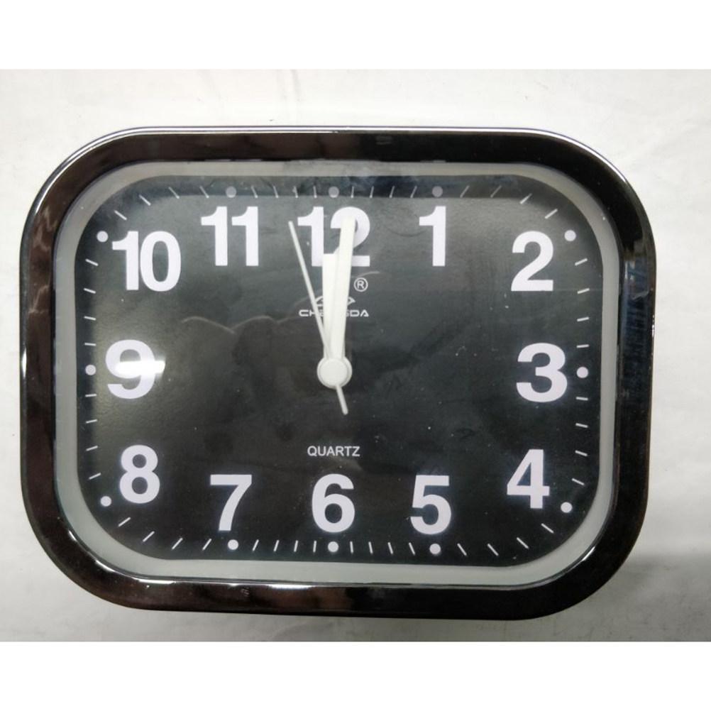 Mini Silent Quartz Analog Alarm Clock for Kids Students Travel Non-Ticking Gentle Ascending Alarm with Snooze Light Function
