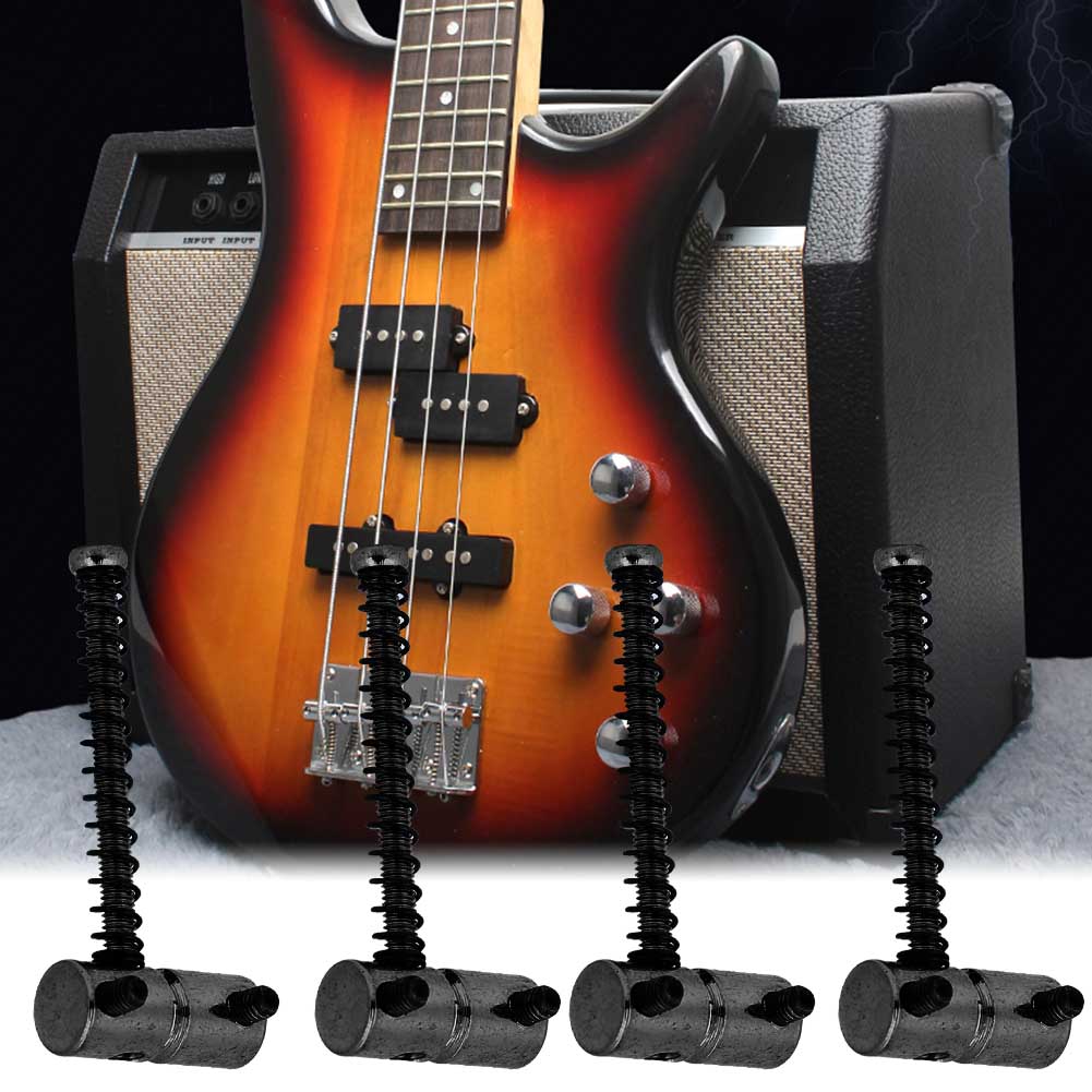 4PCS Electric Guitar Bass Bridge Saddles Replacement Musical Instrument Accessories