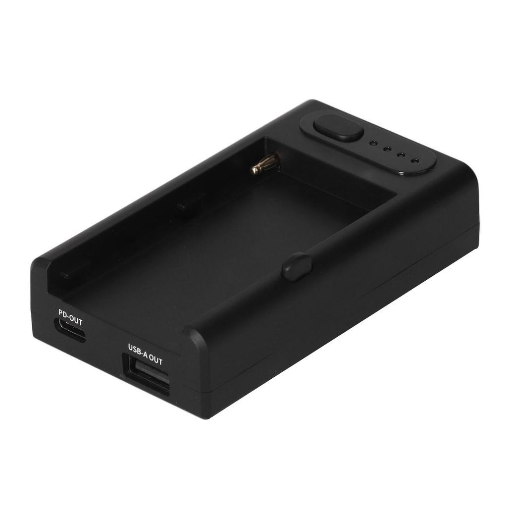 Adaptérová deska pro baterie NPF s D-TAP, Type-C, USB-A výstupem, rychlonabíječka baterií s indikačními světly