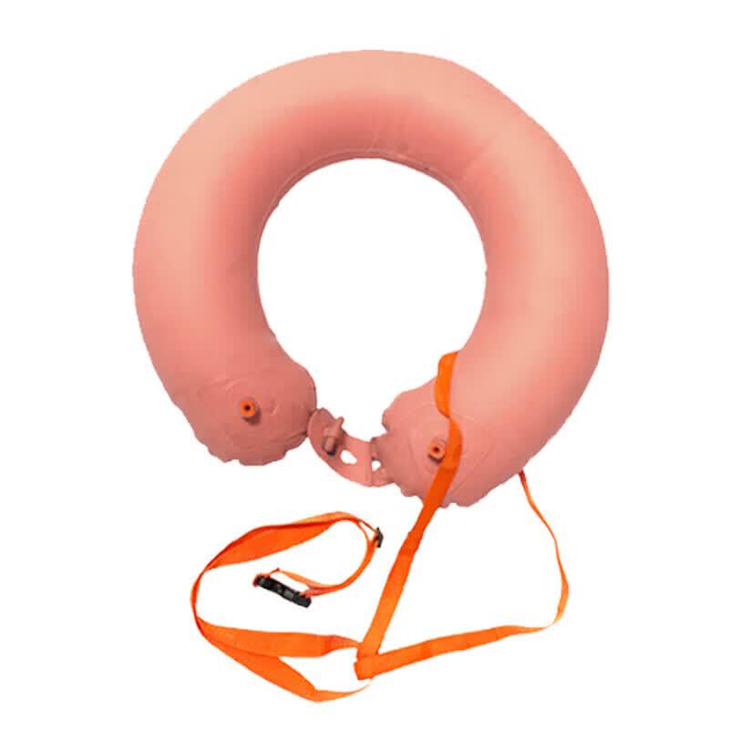 Ronglv Emergency Inflatable Life Ring with Safety Belt