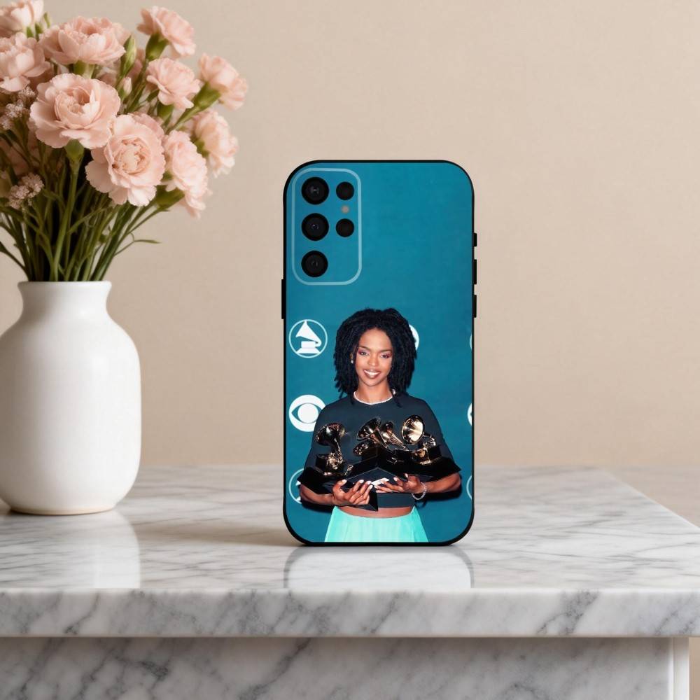 

Singer L-Lauryn-N H-Hill-L Phone Case For Samsung S25,S24,S21,S22,S23,S30,Ultra,S20,Plus,Others Soft Black Case Samsung S20ULTRA5G