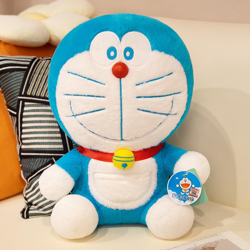 

Плюшевая игрушка кукла синяя толстая милая детская кукла роза колокольчик кот 38cm（0.62kg）