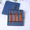 Retro Solid Wood Cat Bookmark Gift Box - Exquisite Literary Cartoon Design