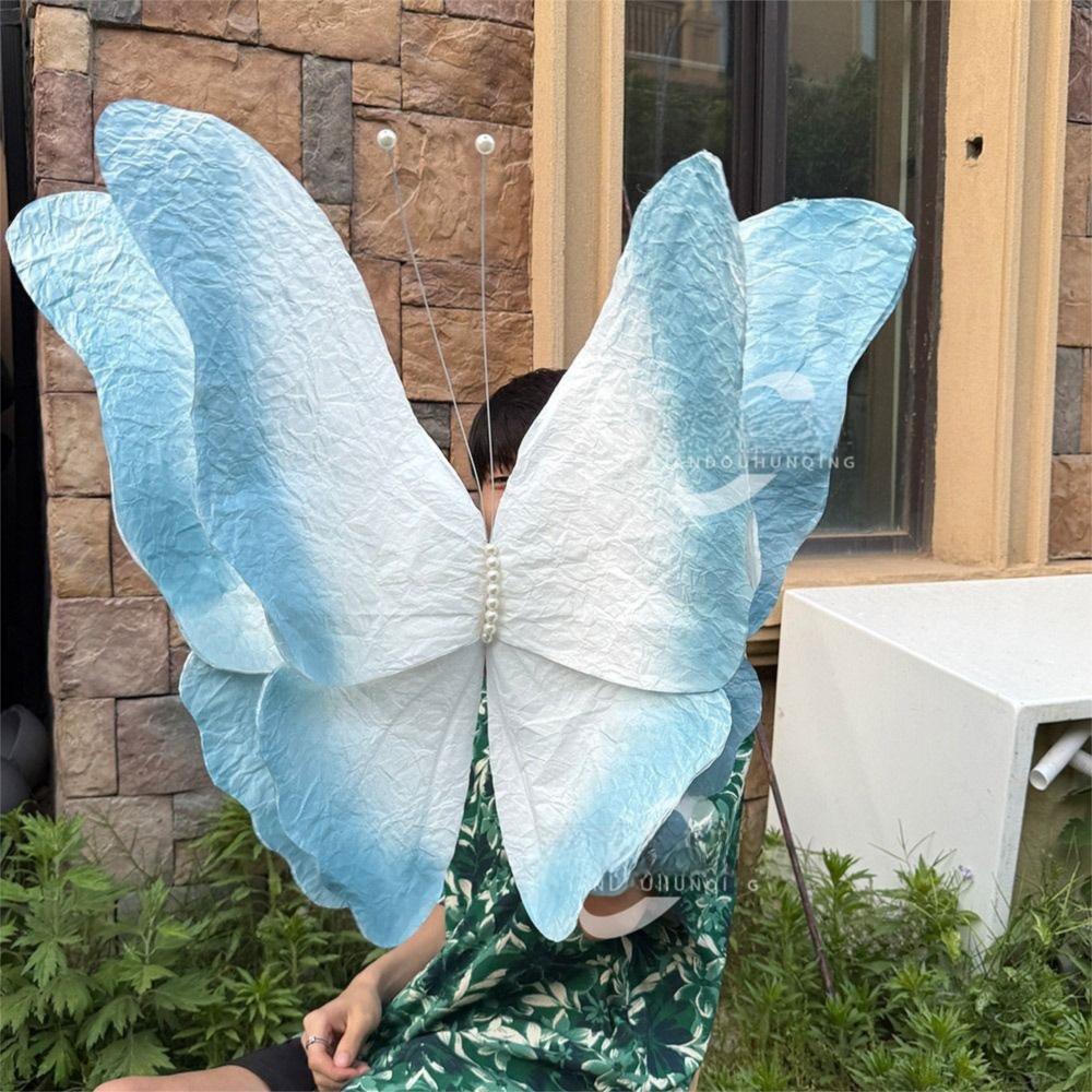 Paper Big Simulated Butterfly 3D Butterfly Flower Head  Large Scale Event
