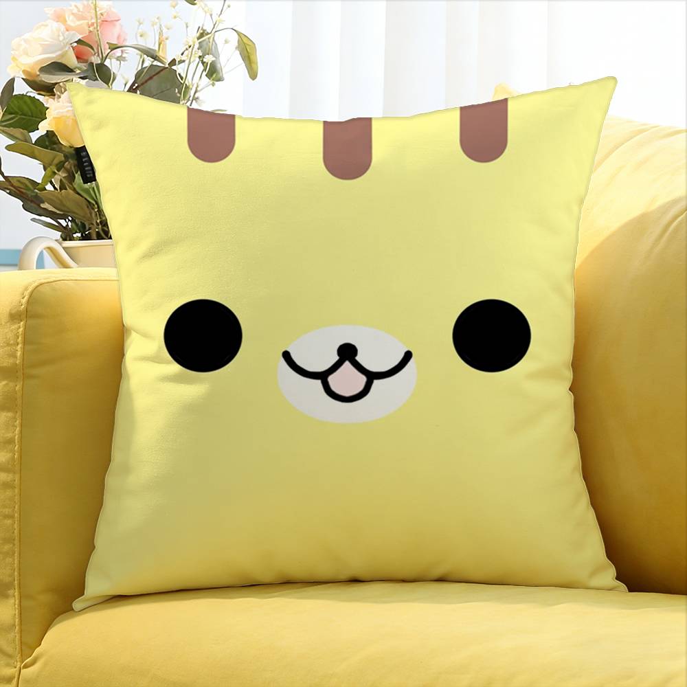 Cute M-Mamegoma Seal Various Sizes Square Pillow Case For Car Home Bedchamber Decor