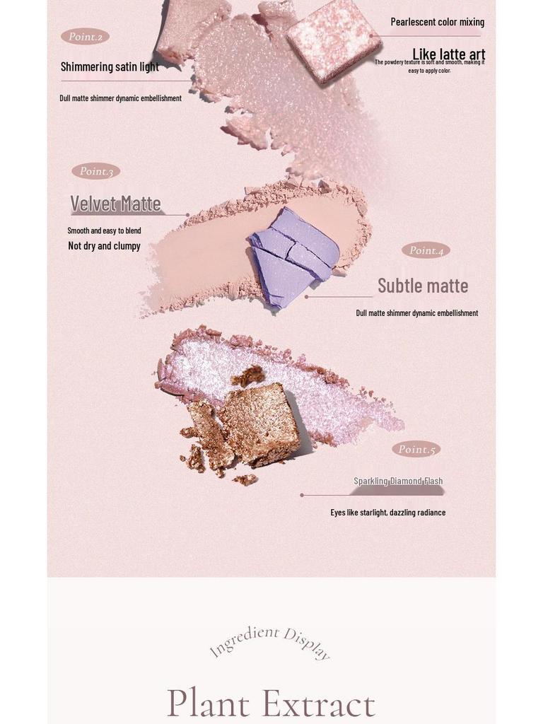NOVO 25-Color Macaron Eyeshadow Palette: Versatile Earth Tones, Pearlescent Matte, Blush & Contour All-in-One