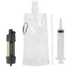 Outdoor Water Filter Straw with Bag Kit Mini Water Purifier for Camping Hiking EmergencyAll Black 
