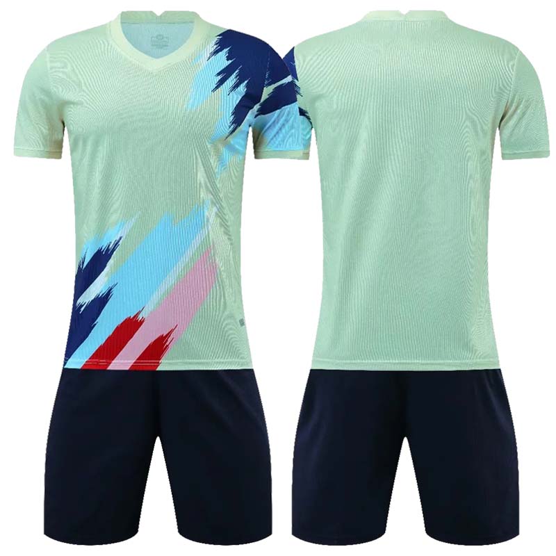 Futebol Team Shirt Children Football Jerseys Men Boys Soccer Clothes Sets Short Sleeve Kids Football Uniforms Adult Kids Maillot