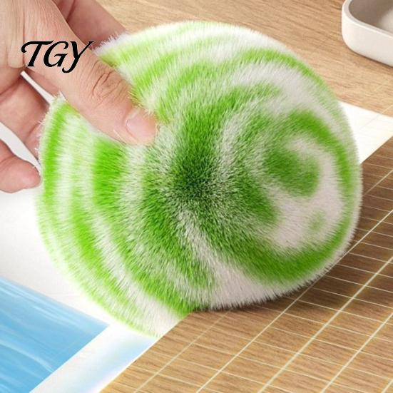Scrubbing Sponge for Kitchen Non-Scratch Cleaning Scrubber Ball, Gentle Reusable Stain Removal Sponge, Household Dirt Deep Tool Ceramic