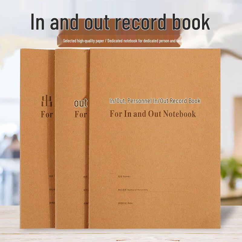 A4 Warehouse Inventory Ledger Book