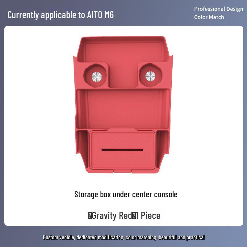 Silicone Storage Organizer for AITO M6 Center Console
