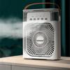 New 3 In 1 Fan AIr Conditioner Household Mini Air Cooler LED Night Light Portable Humidifier Air Adjustment Fan Office Home Fan