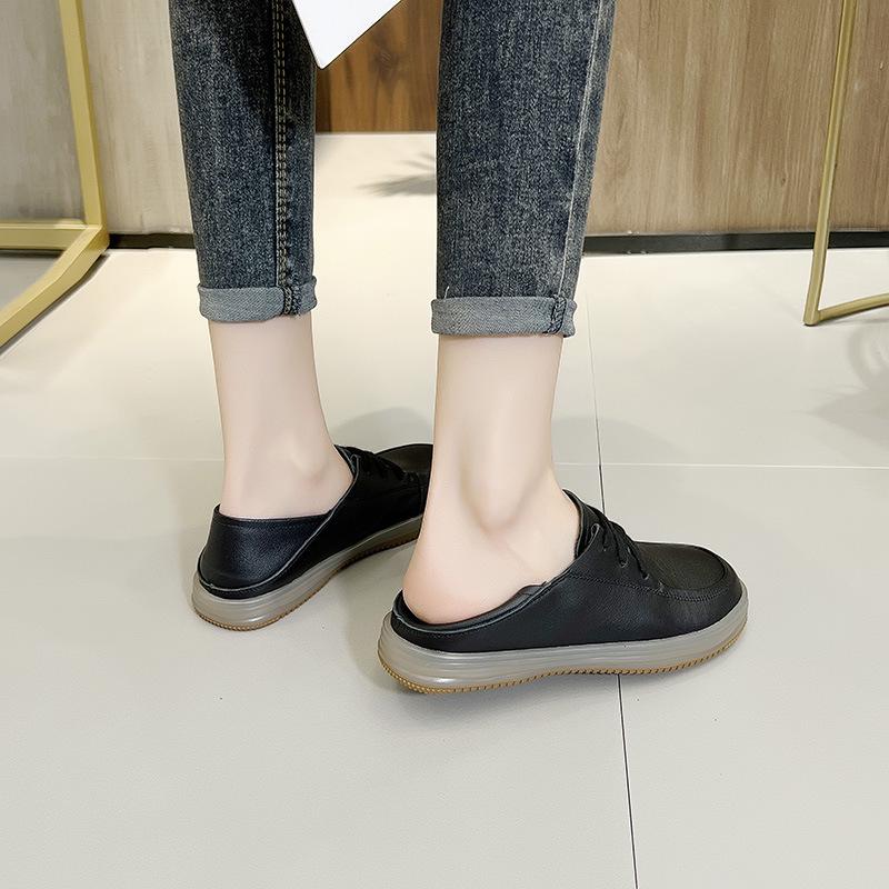 Women's White Cowhide Sneakers 2025 - Soft Sole & Surface Loafers, Flat Casual Leather Shoes