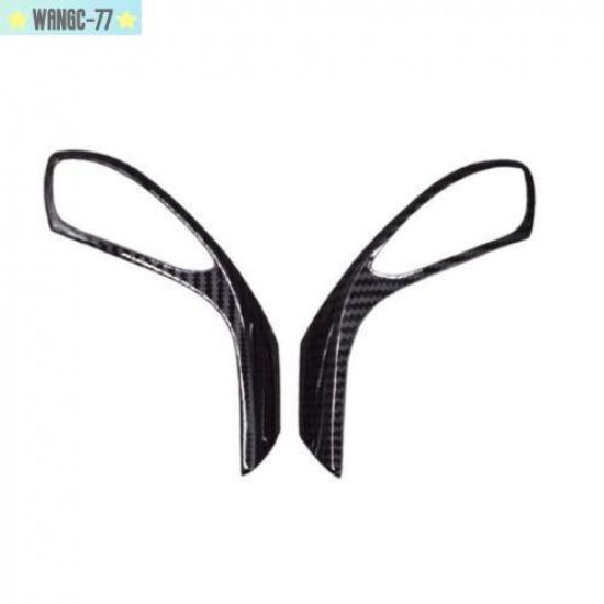 For 2011-16 Hyundai Elantra Carbon Fiber Front Steering Wheel Frame Cover Trim