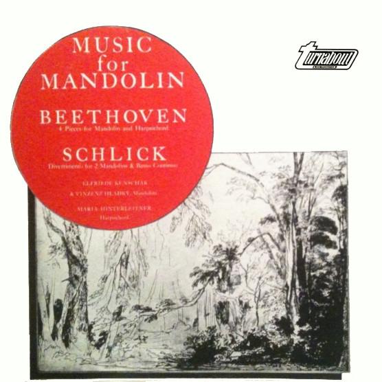 

LP Record BEETHOVEN SCHLICK - Music For Mandolin TV34110S TURNABOUT UK Classical Used