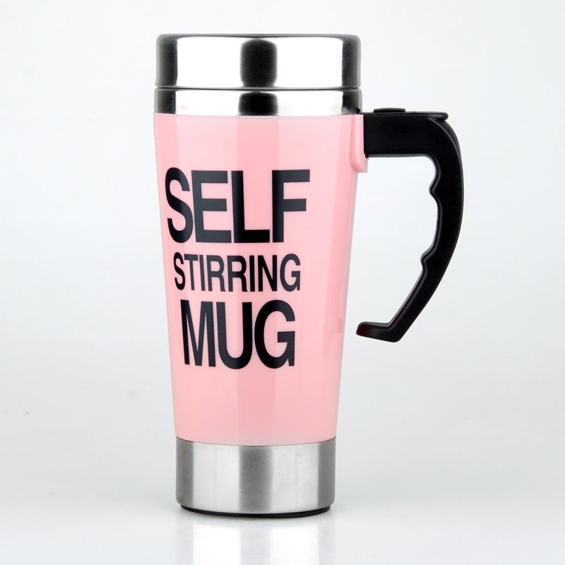 450ML Automatic Stirring Electric Mixing Cup Coffee Milk Self Stirring Mug Stainless Steel Thermal Smart Double Insulated Cup