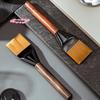 M-Coffee Brush Grinder Cleaning Tool Bar Counter Powder Home Coffee Brush Remove Coffee Residue Wooden Handle Espresso Brush