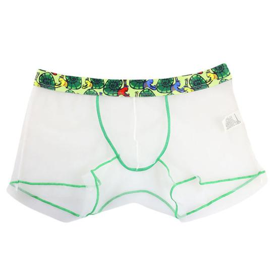 Herreundertøy Komfortabelt Stilig gjennomsiktig menns nettingtrusse Gjennomsiktig undertøy