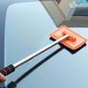 Car Window Cleaning Brush with Removable Microfiber Pad for Car Windshield  Home Office Cleaning