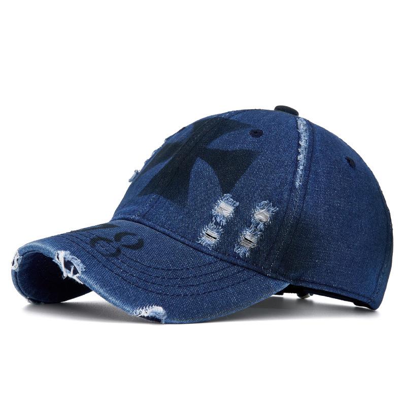 Summer Unisex Baseball Caps with Holes and Burrs Embroidered Letters Cap Sunshade Sunscreen Cap