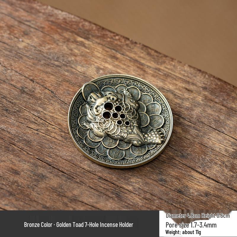 Fisherman Fishing Line Incense Holder: Indoor Tea Ceremony Ornament, Alloy Incense Burner Base.