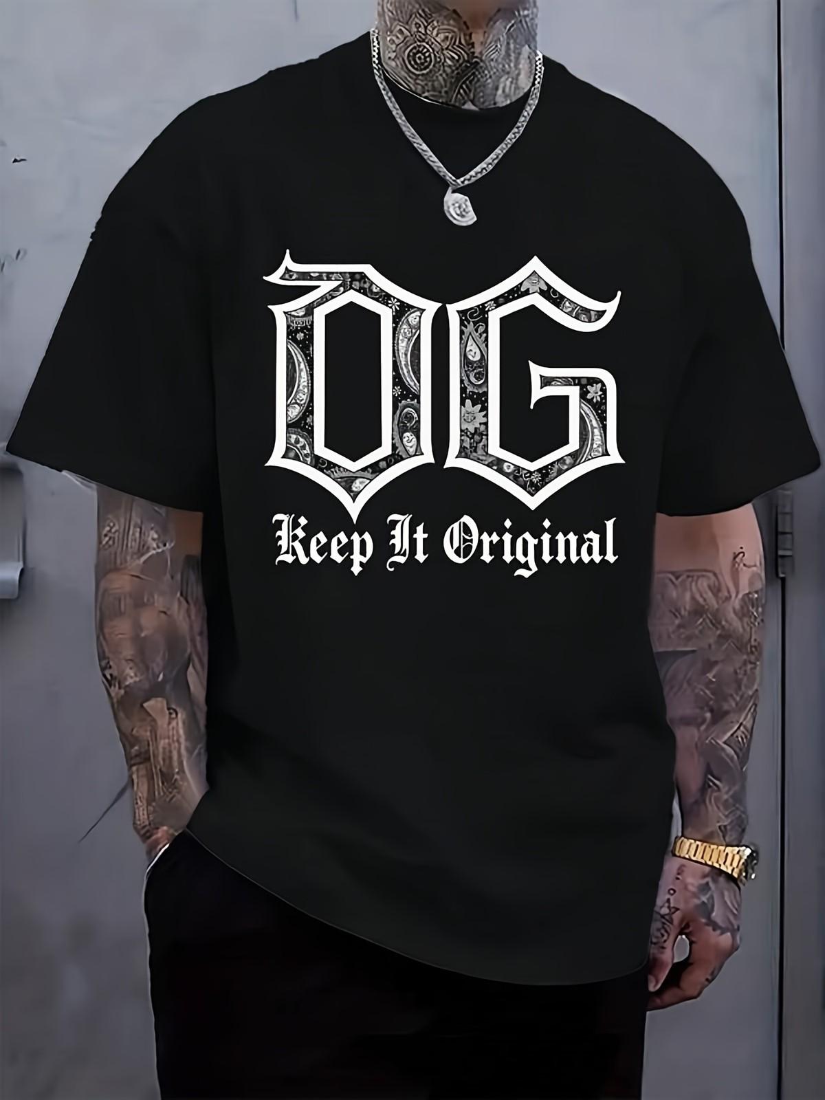 OG Keep It Original Shirt Gothic Graphic Streetwear Tee S разноцветный