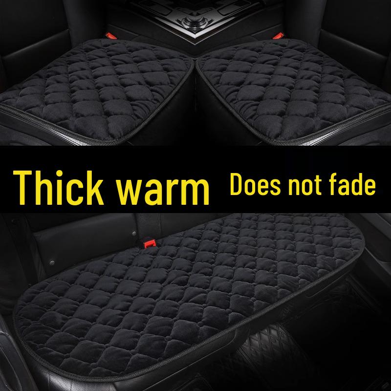 Winter Heated Wool Car Seat Cushion for Drivers