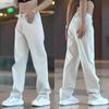 Spring and Autumn regular Korean version design sense simple style men's white jeans versatile commuter casual fashion trousers