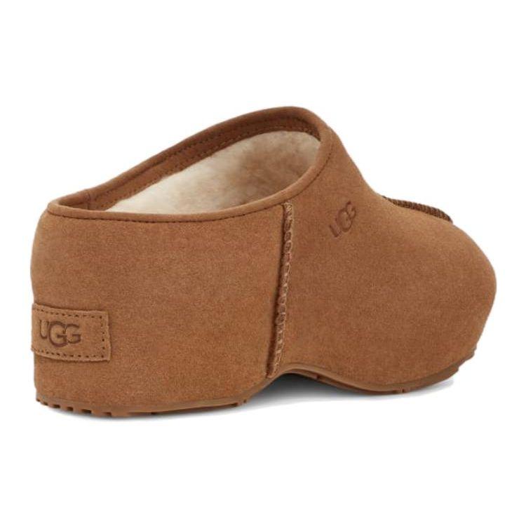 UGG Leather Versatile Casual Open-Toe Slippers Women slippers Brown 1143834-CHE