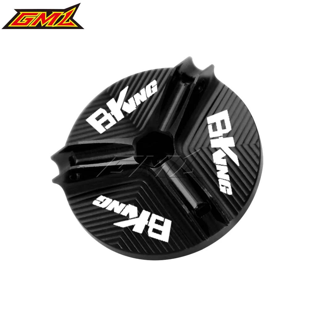 

Motorcycle CNC Aluminum Engine Oil Drain Plug Sump Nut Cup Cover Oil Filler Cap For B-KING BKing 2008-2012 2009 2010 2011 чорний