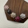 5 stuks/partij Luxe Kristallen Knoppen Zirkonia Knop voor Kleding Decoratieve CZ Naai Strass Knoppen voor Jurk Overhemd Jas