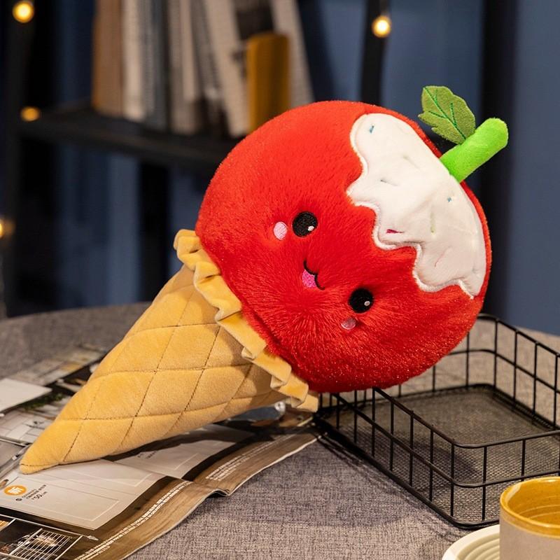 Cream Fruit Ice Stuffed Toy Children Performance Prop Throw Pillow Gifts Dolls