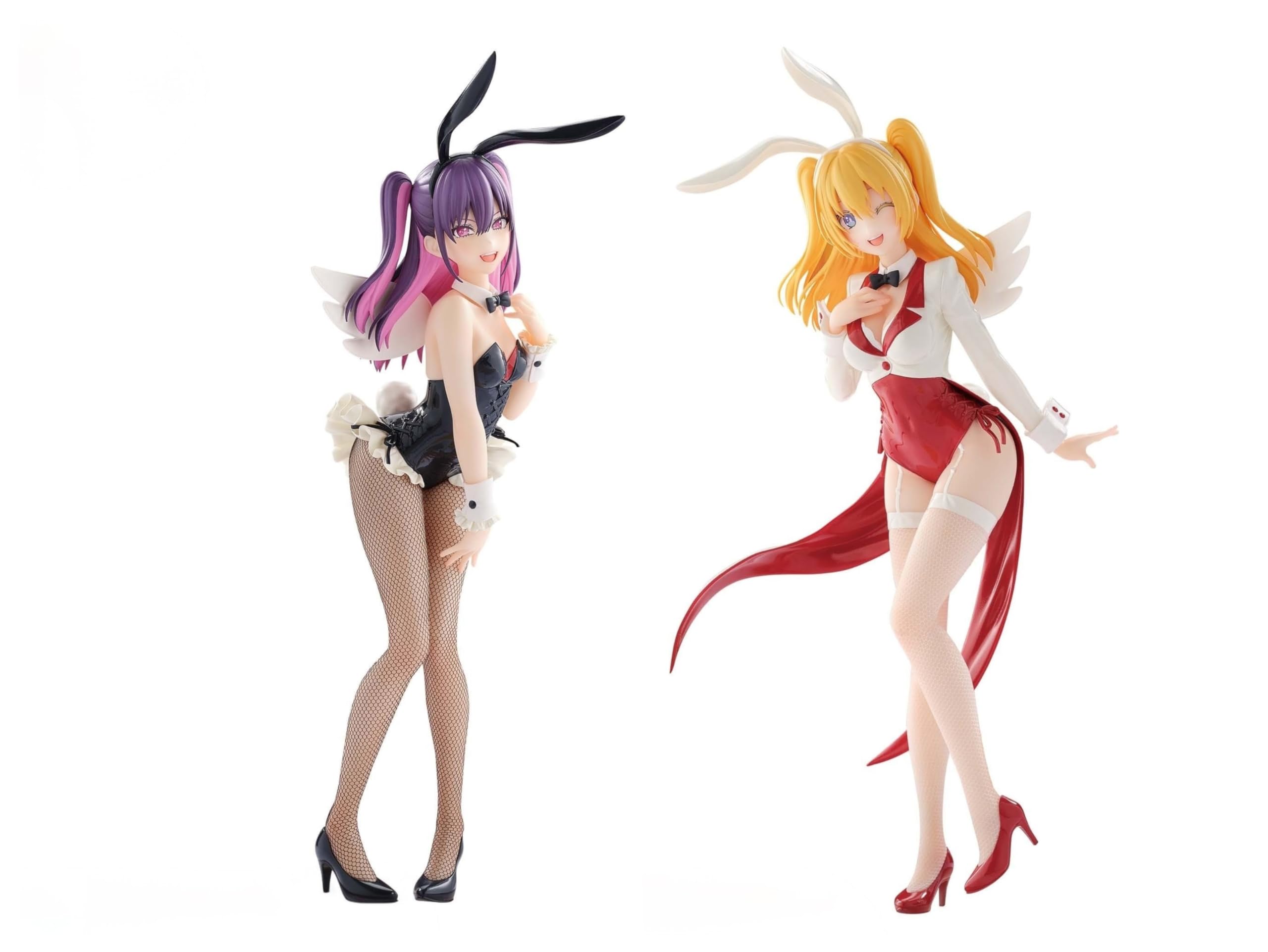 

2.5-Dimensional Temptation Figures Liliel and Miriella Bunny Style Set of 2 GLITTER & GLAMOURS Size: Approx. 22cm