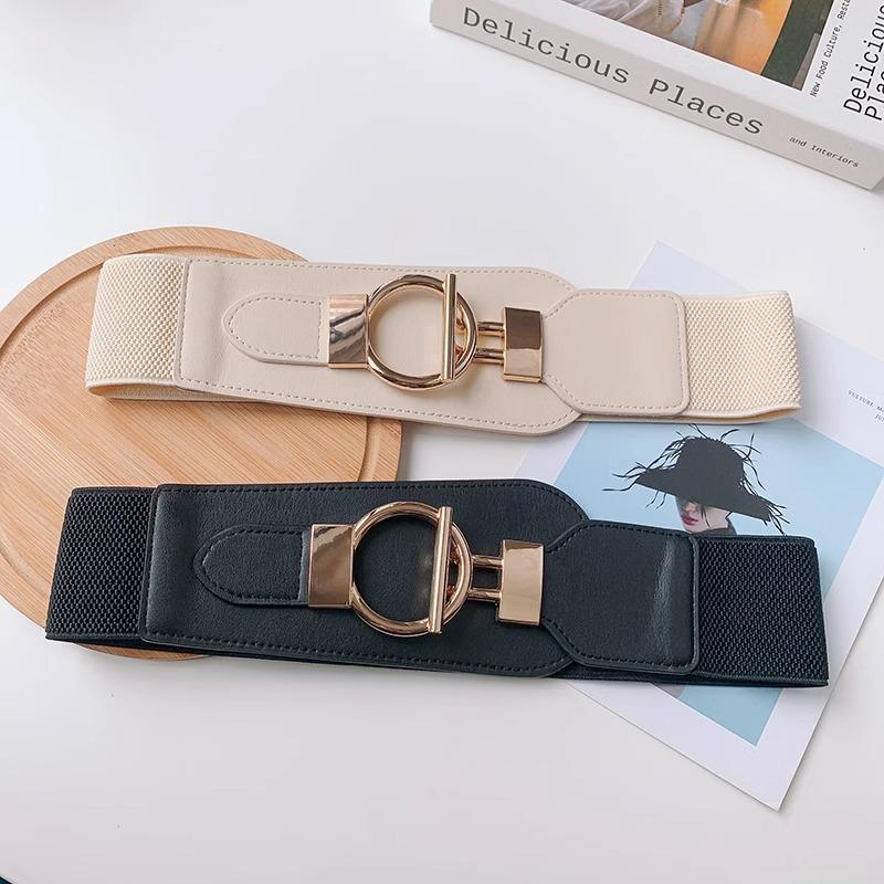 Women's High-End Elastic Waist Belt - Versatile and Trendy Decorative Accessory