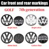 For Volkswagen Volkswagen VW Golf 7 MK7 Front Hood Rear Boot Emblem Cover Trim Logo Badge Sticker Exterior Decoration Car Styling 2013-2017
