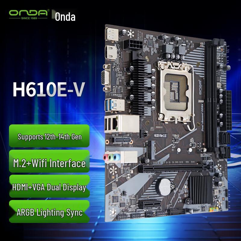 ONDA H610 LGA 1700 DDR4 Motherboard