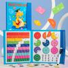 Montessori Magnetic Math Master Set Fraction Educational Puzzle Mathematics Wooden Fraction Book for Kids Adding Subtracting