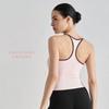 Fixed Cup I-shaped Beauty Back Sports Vest Women's Suspender Chest Pad Yoga Clothing Underwear Pilates Yoga Fitness Top