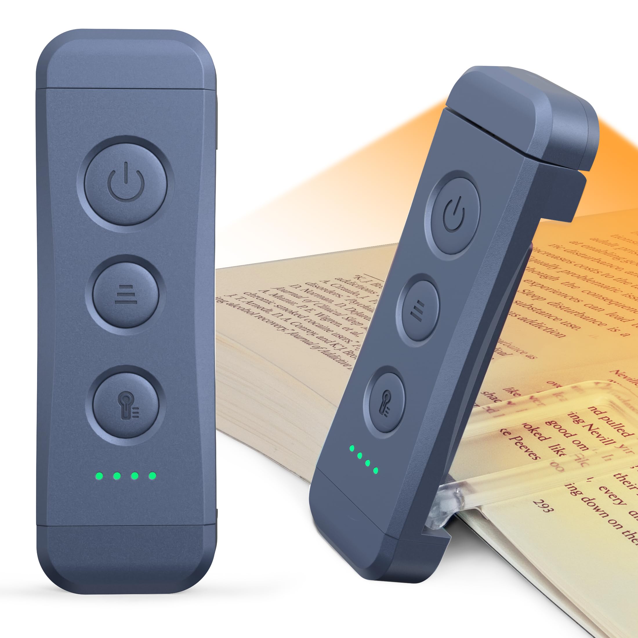

Glocusent Книга Портативна світлодіодна лампа для читання для читання в USB 3 колірні температури та 5 рівнів яскравості Компактна та ідеальна для любителів книг та дітей Світло,