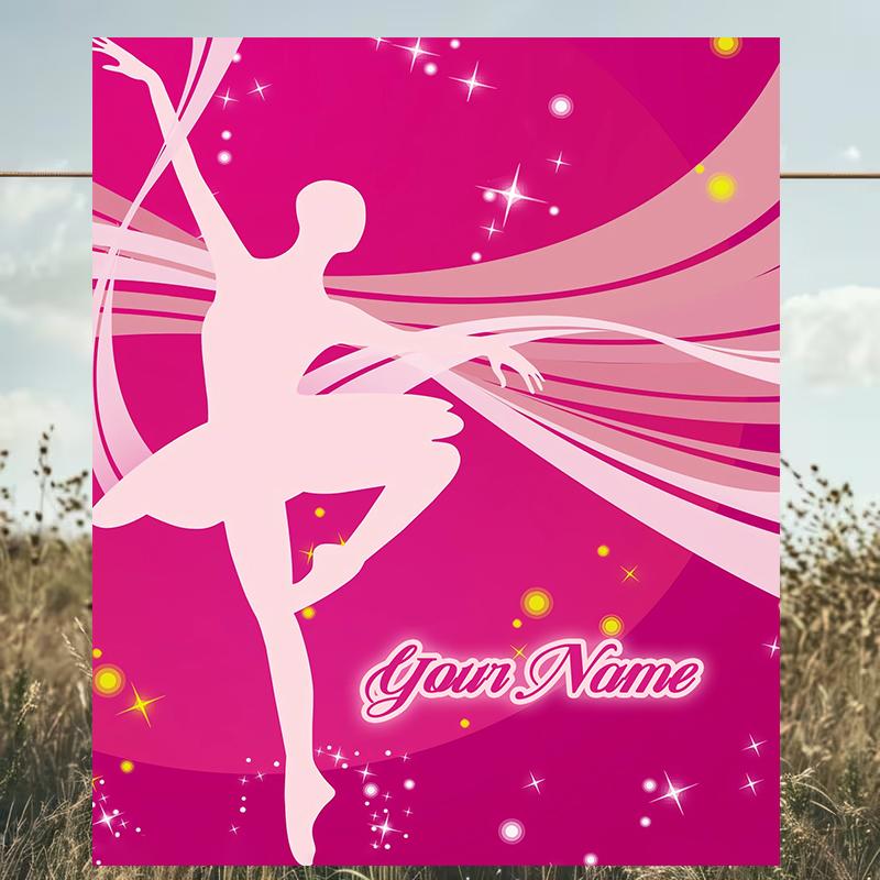 1PC Custom Name Dreams Stars outdooor Flannel blankets Patterns Throw Blanket All-Season Soft Gift for Couch, Bed, Camping gifts
