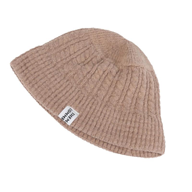 

Зимняя шапка мужская шерстяная шапка большой обхват головы шляпа-ведро осень и зима мужская теплая ветрозащитная шляпа-ведро мужская влагозащитная холодная шапка One size is elastic бежевый