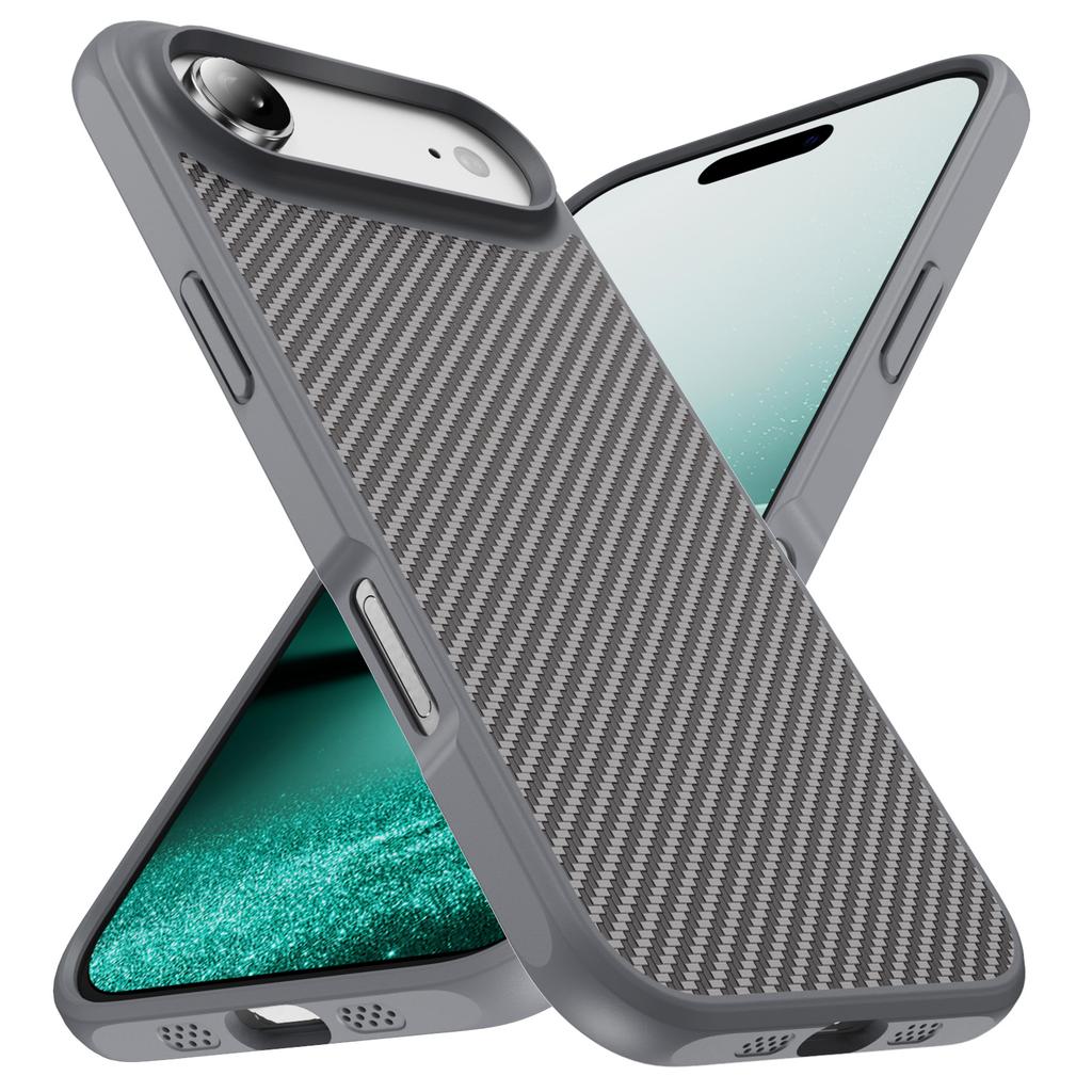 Kratzfeste Kohlefaserhülle für Iphone 17 Air 15 16 Plus 14 Pro Max 13 Iphone17 Iphone15 Iphone16 Matte Funda Tasche